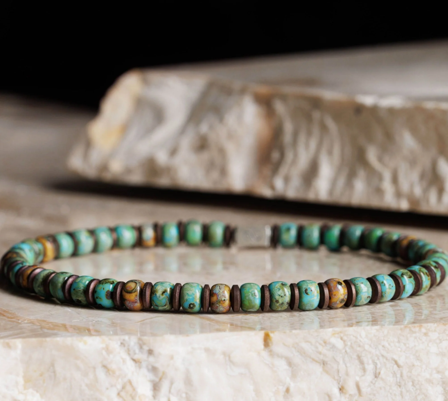 Multi-Tone Turquoise Grounding & Balance Bracelet (Fire Horse Edition)