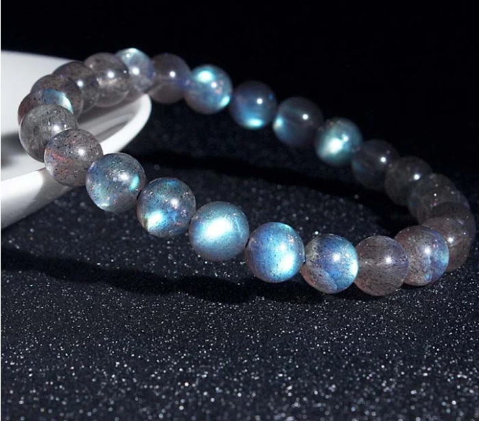Labradorite Blue Flash Calm & Protection Bracelet (Fire Horse Edition)