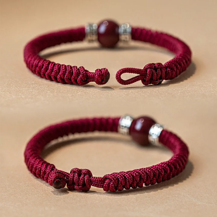 Cinnabar Protection & Luck Bracelet (Fire Horse Edition)